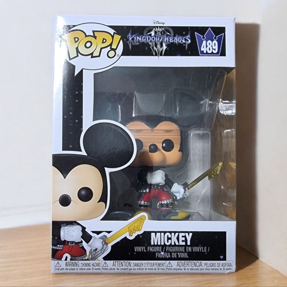 🆕️ Funko POP! Kingdom Hearts Mickey Vinyl Figure #489